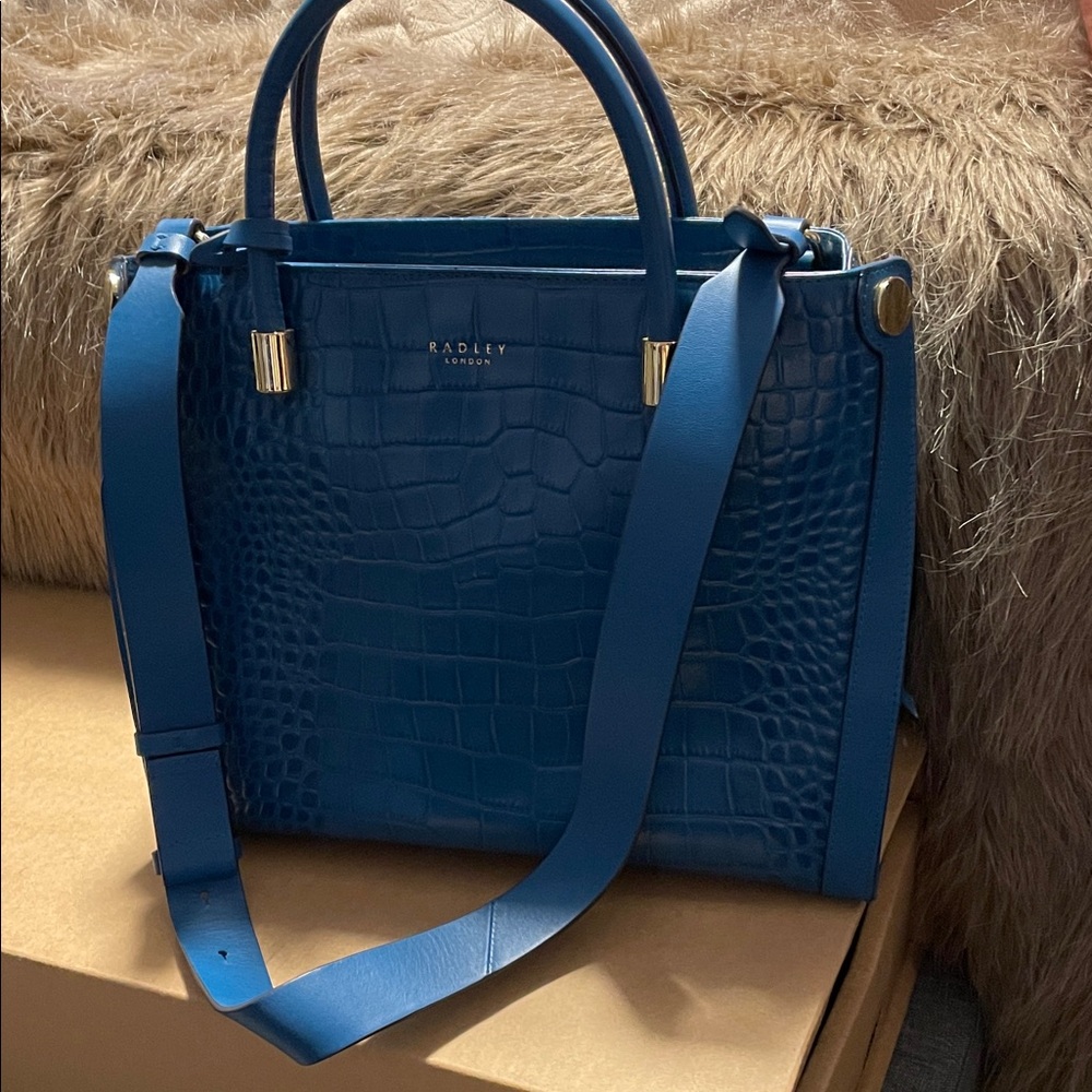 Radley London Elegant Blue Satchel